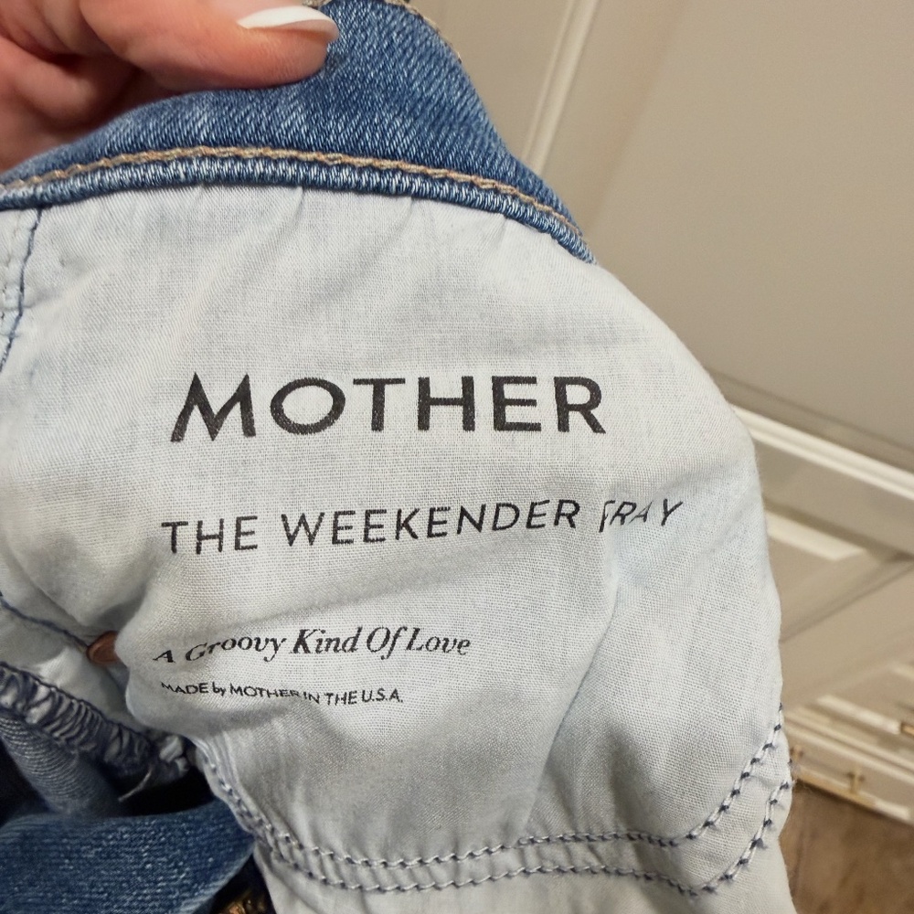 MOTHER The Weekender Fray Size 28 - Picture 5 of 7